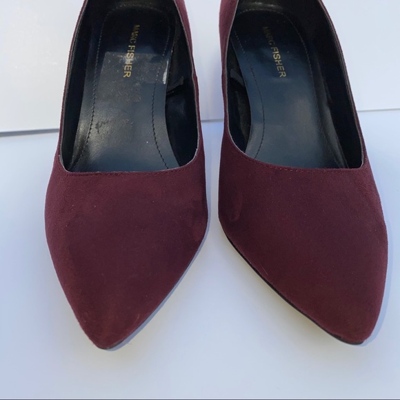 HP 💘 MARC FISHER • viviene suede block heel pump - Picture 4 of 8